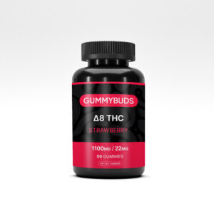 Delta 8 THC GummyBuds Strawberry 1100mg 50ct